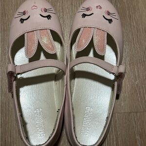 Gymboree Pink Dress Shoes with Bunny Design